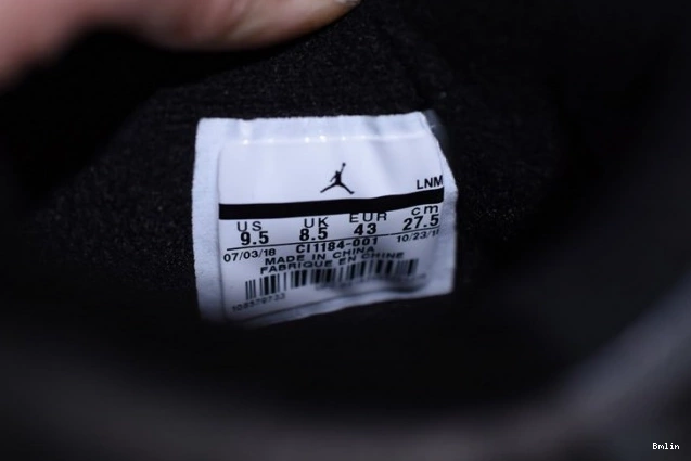 Bmlin Retro Laser Air Jordan CI1184-001 Black 4 0729